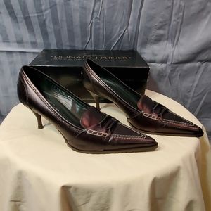 Donald J. Pliner expresso heels size 8.5M